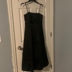 Black formal dress from David’s Bridal